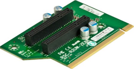 Supermicro 2U RHS WIO Riser card with two PCI-E x8 slots - RSC-R2UW-2E8R