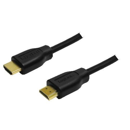 LogiLink HDMI-Kabel Ethernet A -> A St/St 1.00m sw - CH0035