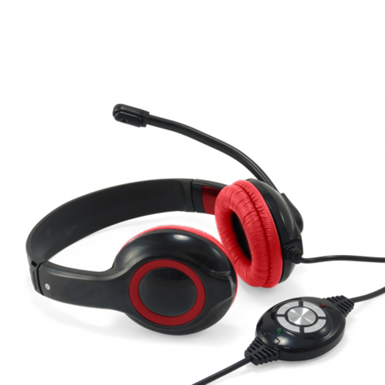 CONCEPTRONIC Headset USB 2m Kabel,Mikro,int.Bed.Stereo rt - CCHATSTARU2R
