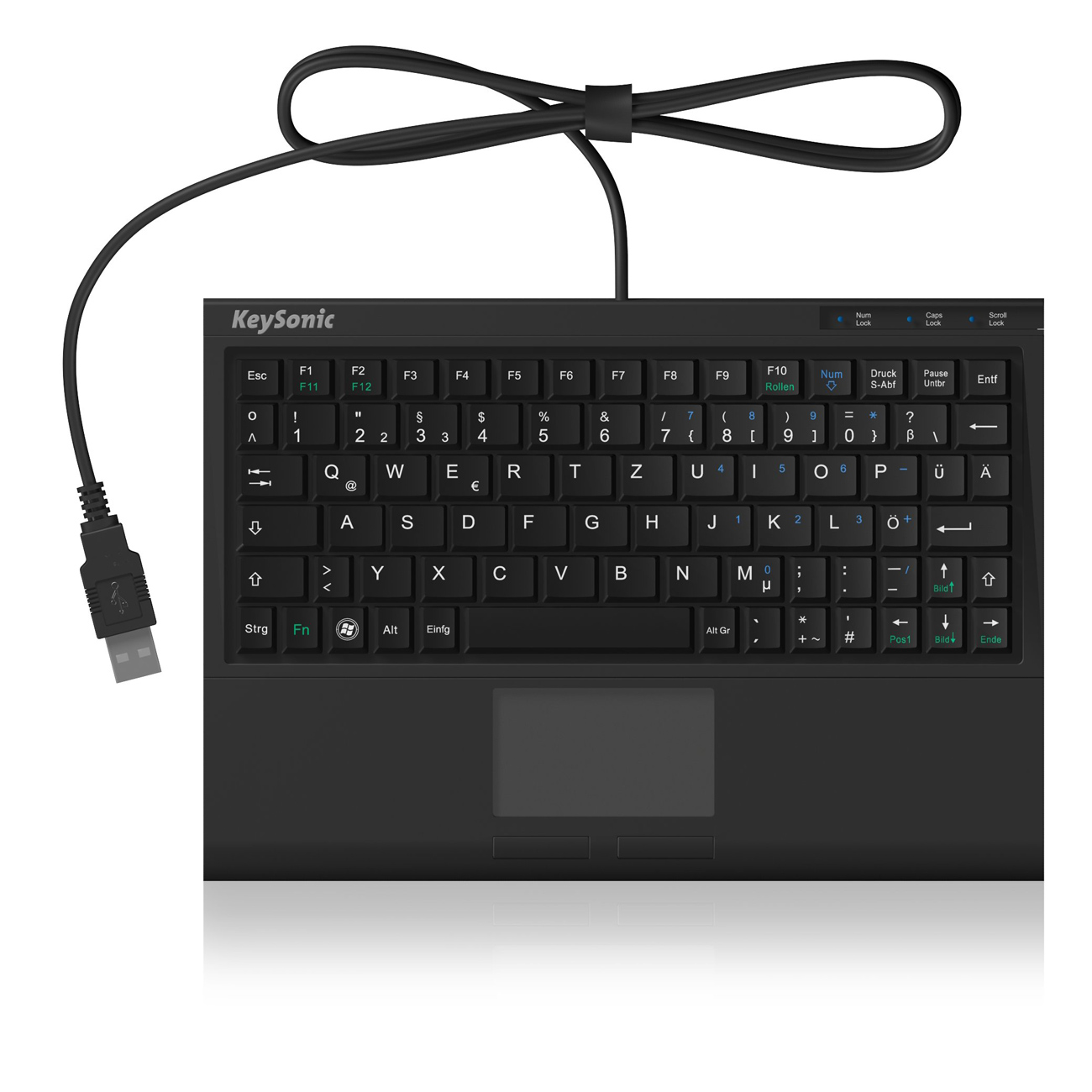 Tas Keysonic ACK-3410 (DE) Super-Mini Smart-Touchpad - 60377