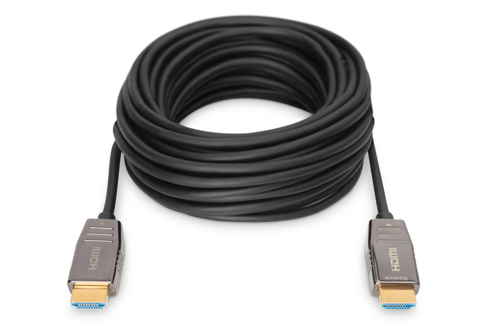 DIGITUS HDMI AOC Hybrid Glasfaserkabel UHD 8K 20m schwarz