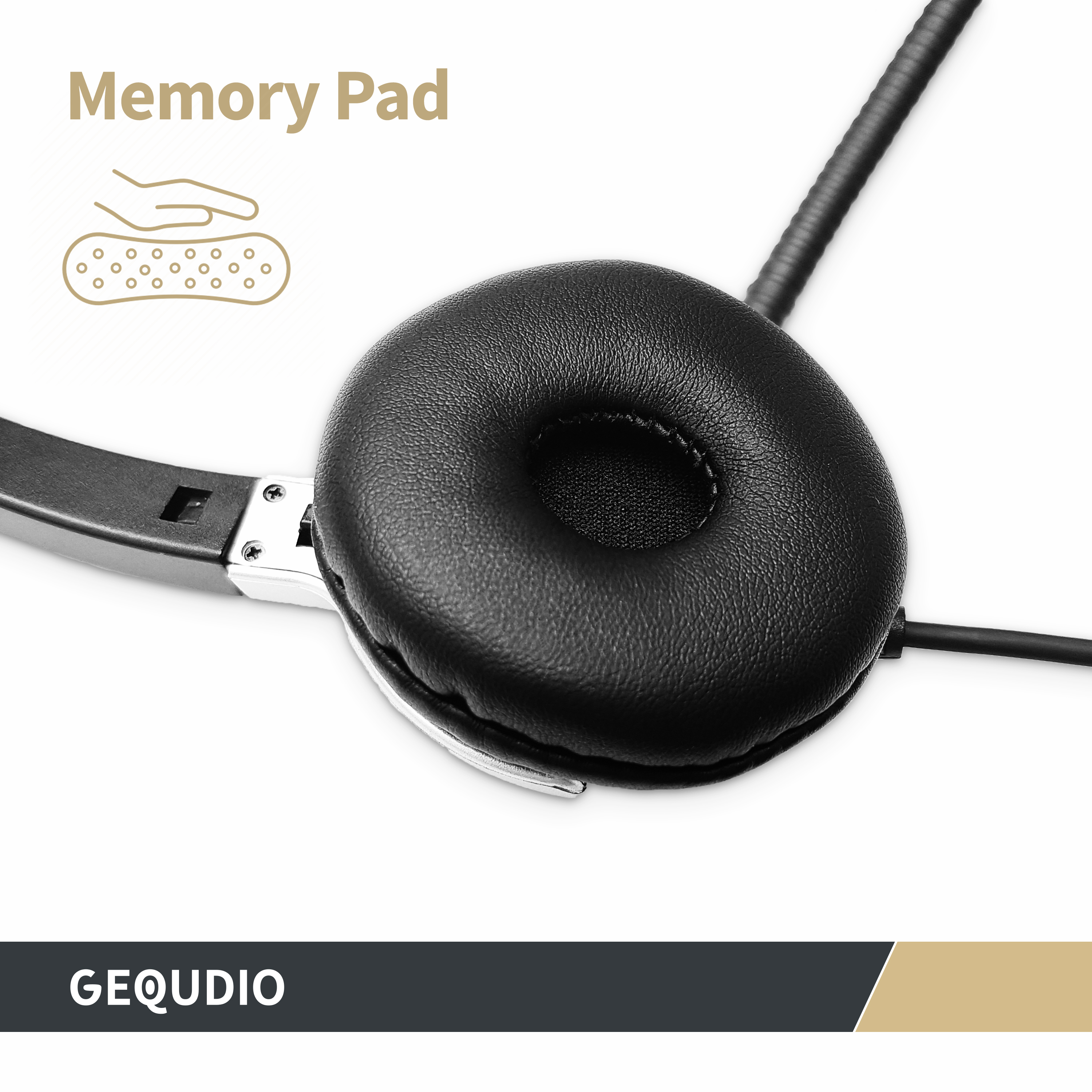GEQUDIO WA9026, TK-Headsets, GEQUDIO Headset 2-Ohr mit WA9026 (BILD2)