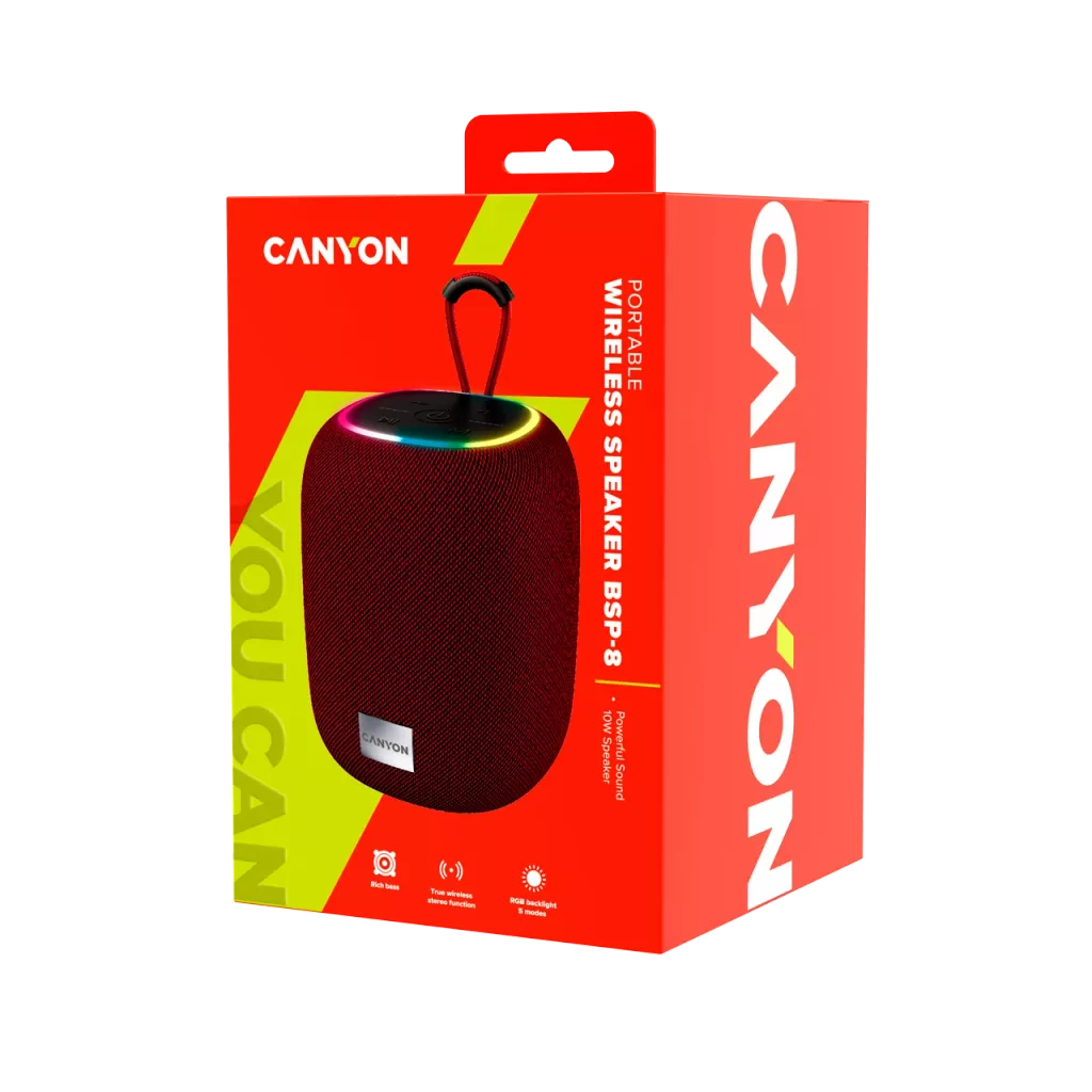 Canyon CNE-CBTSP8R, Aktivboxen Mobil, Canyon Bluetooth  (BILD6)