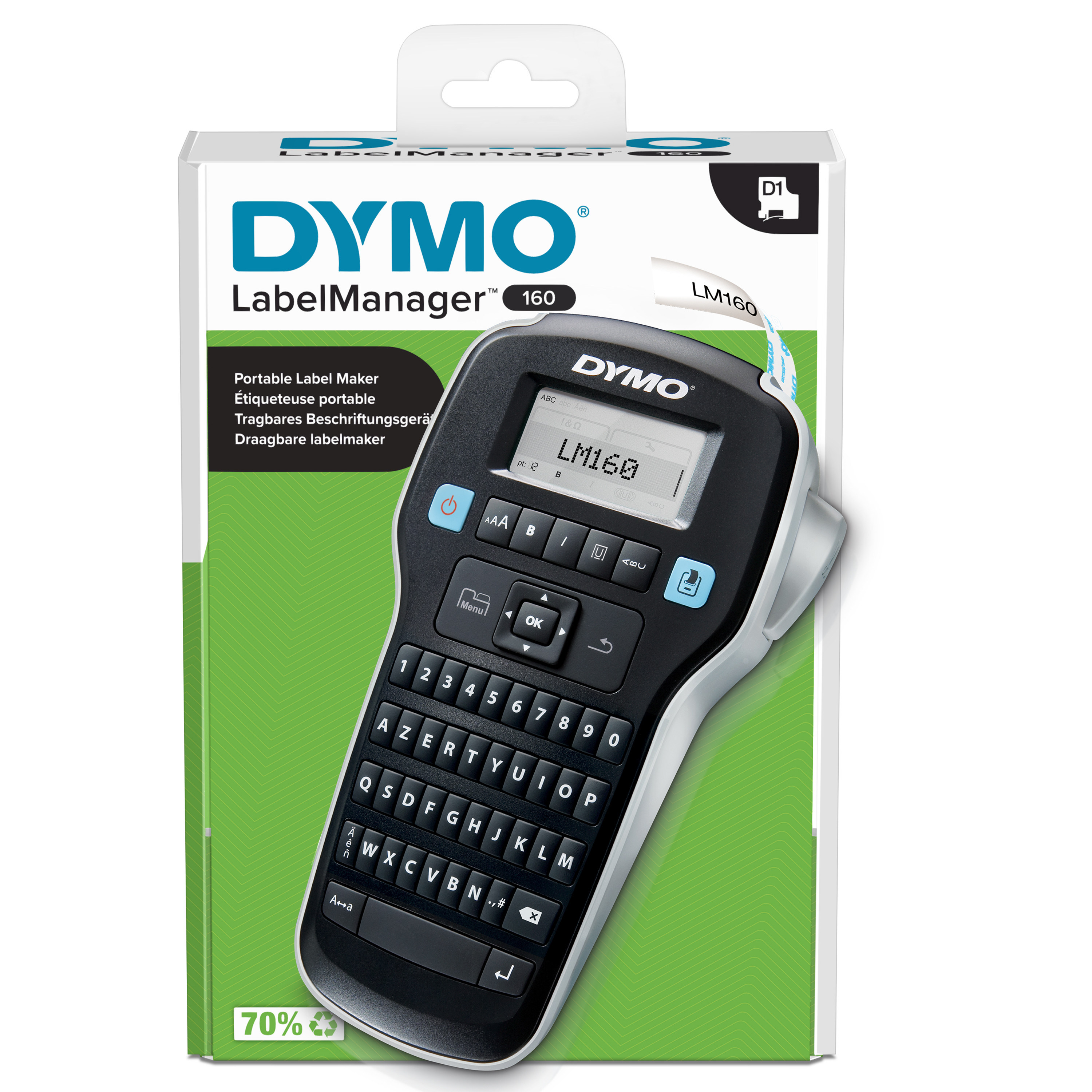 Dymo 2174450, Etikettendrucker, DYMO LabelManager 160 mm 2174450 (BILD2)