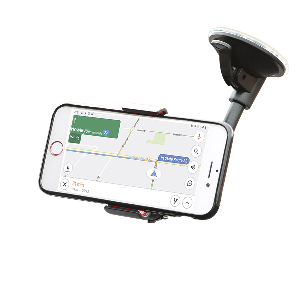 Mobilis Universal Car Flex.Suction Mount + Smartphone Clip