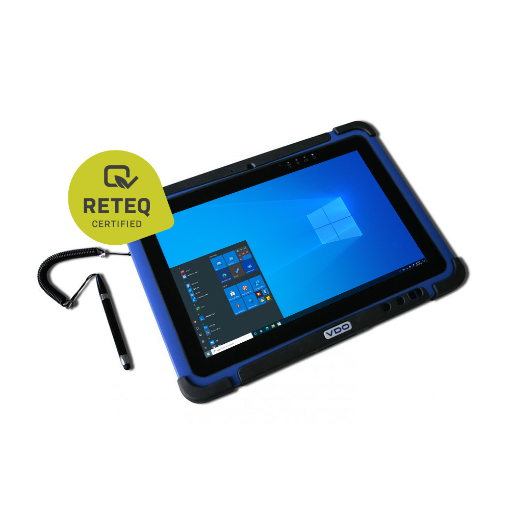 WINMATE VDO Tab 1 10,1Blau Celeron/4GB/Touch/Pen/Docking W10P - G206434-013A1