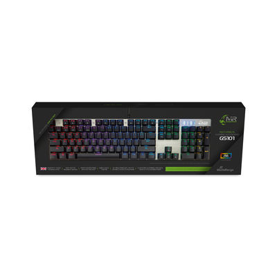 MediaRange Gaming-Tastatur 104-Tasten 14 Farbmodi QWERTY(UK) - MRGS101-UK